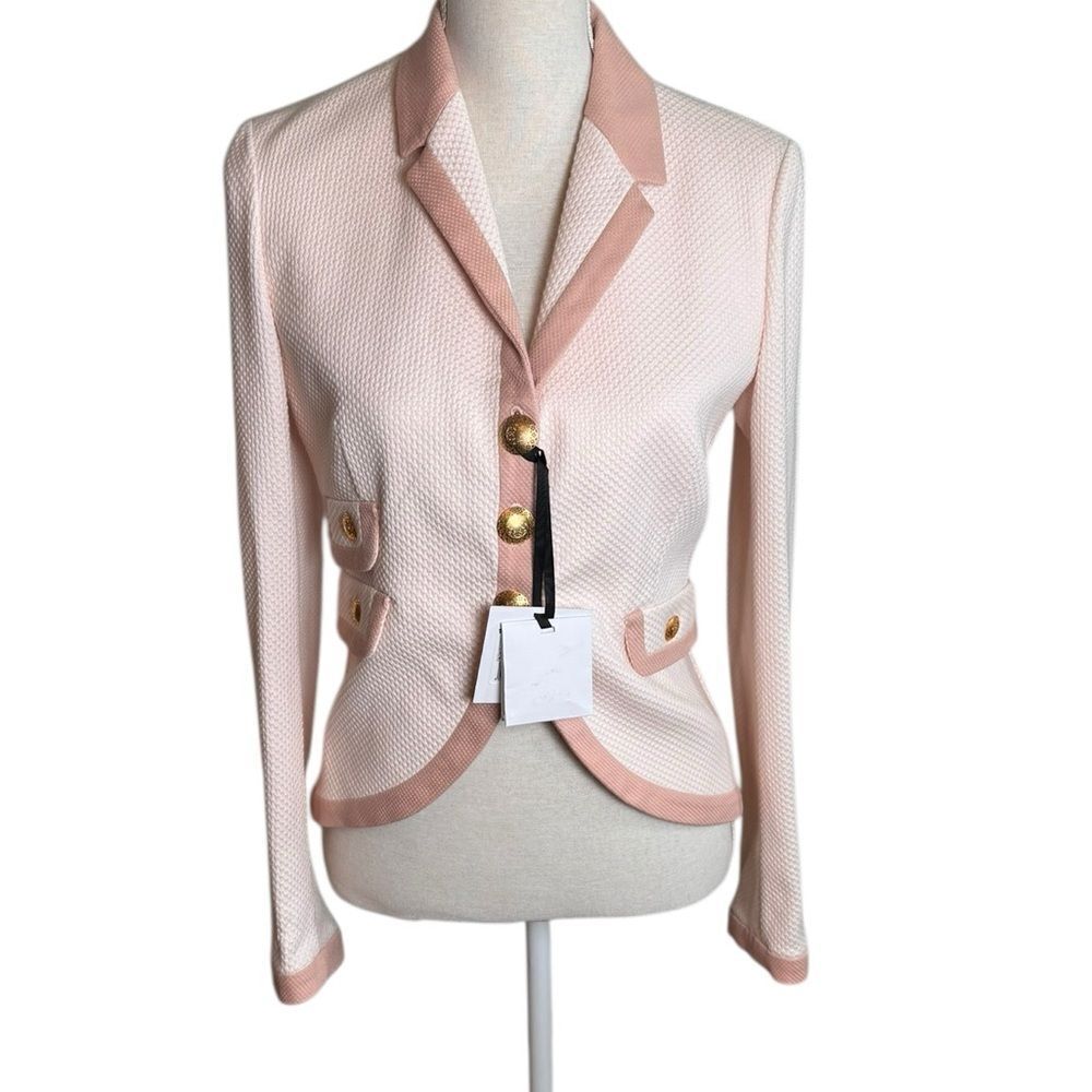 NWT Red Valentino Petal Pink Giacche Blazer 6